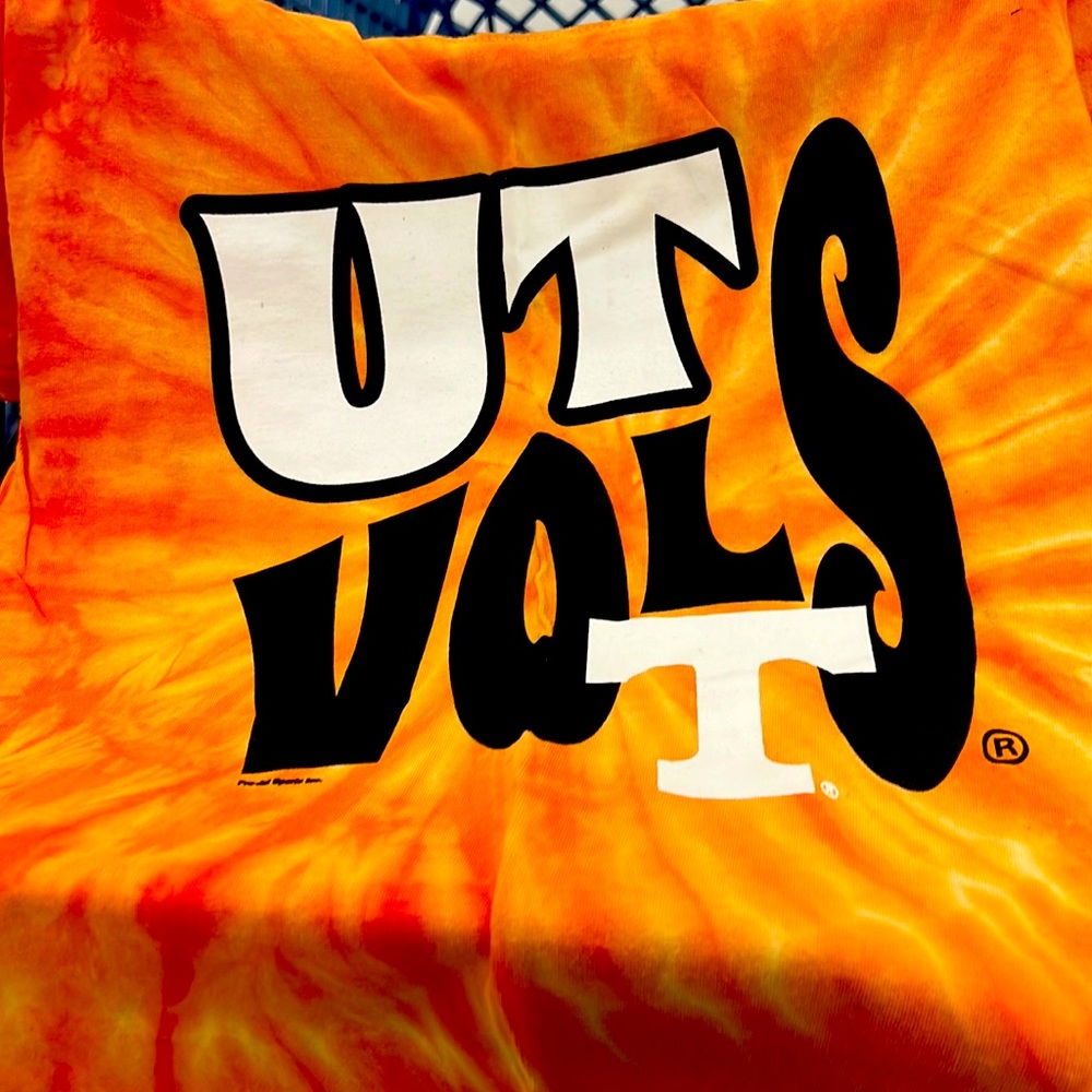 Tie dyed Tennessee Vols t shirt